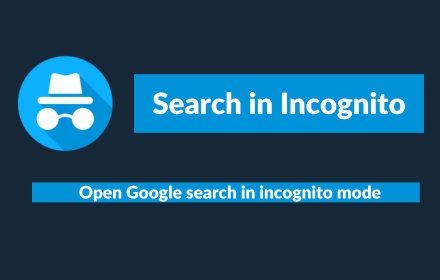 Search in Incognito